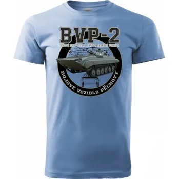 Pánské tričko STRIKER Tričko BVP-2 Barva: Modrá, Velikost: XXXL