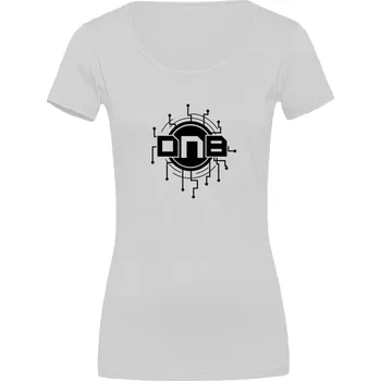 Dámské tričko Dámské tričko DNB SYSTEM černé / bílé Velikost: M, Barva: Bílá - Design 1