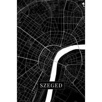 Plakát Plakát, Obraz - Szeged black