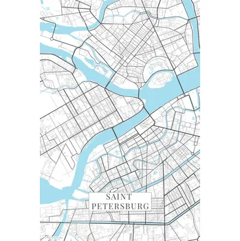 Plakát Plakát, Obraz - Saint Petersburg white