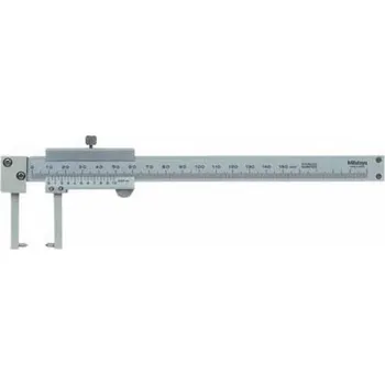 Posuvné měřítko analogové 0-150 mm, nonius, měření tloušťky stěn (mitu-536-152)