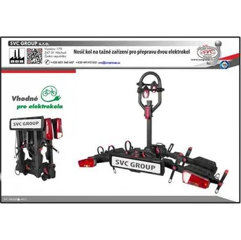 Nosič kol Nosič kol na tažné zařízení SVC 2 VIP Race Vision - Pro 2 Elektro/Kola pro Mazda MPV 2000->01/2006, SVC Group