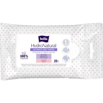 Bella Intima vlhčené ubrousky 20 ks Hydronatural