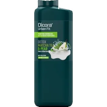 Koupelová kosmetika Dicora Detox Matcha Tea & Pear sprchový gel čaj & hruška 400 ml