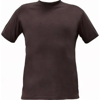 CERVA TEESTA tričko 160gr 100% bavlna Barva: tmavě hnědá, Velikost: XXL 5577_XXL_OKO