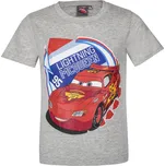 Disney Chlapecké triko - Auta 203, šedá Barva: Světle šedý melír, Velikost: 98