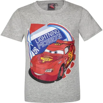 Auta - Cars - licence Chlapecké triko - Auta 203, šedá Barva: Světle šedý melír, Velikost: 98