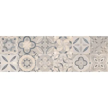 Obklad Freedom grys sciana rekt. dekor - obkládačka rektifikovaná 25x75 šedá 160641