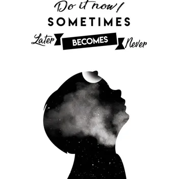 Plakát Plakát, Obraz - Do it now - White