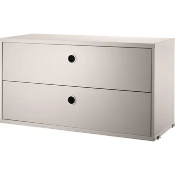 Komoda String Komoda String Chest With Drawers 78 x 30, beige