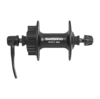 Náboj kola Nába přední Shimano DEORE HB-M475 pro kotouč (6 šroub) 32 děr RU: 133 mm černá