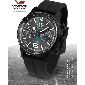 Hodinky Hodinky Vostok Expedition North Pole Chrono 6S21/5954198S + Dárek zdarma