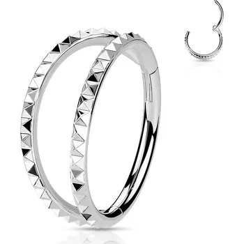 Piercing Šperky4U Kruh - helix / cartilage / tragus piercing - NS0051ST-1208