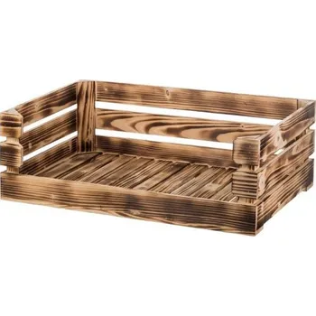 Úložný box Velká otevřená opálená bedýnka