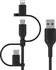 Datový kabel Belkin Boost Charge USB A/USB C/Micro-USB B/Lightning 1 m černý