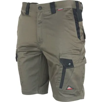 Pánské kraťasy COFRA Jember Kediri Stretch hnědé pánské pracovní kraťasy 60