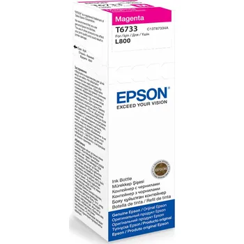 C13T67334A - EPSON inkoustová nádržka T6733 pro L800, 70ml. - purpurová, originál