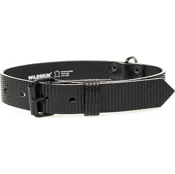 Obojek pro psa Kožený obojek Diamant černá 30 mm - OBV.100131 CER Velikost (obvod v cm): 30 - 35 cm