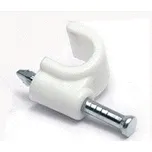 DATACOM Kabelová příchytka (5mm) bílá 100ks - 9351