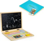 EcoToys Dřevěný notebook s magnetickým…