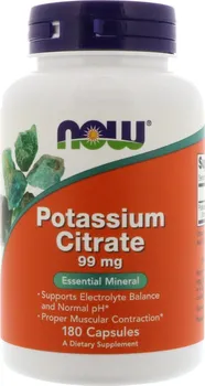 Now Foods Potassium Citrate 99 mg 180 cps.
