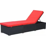 vidaXL Dekorhome 44405 černé/červené