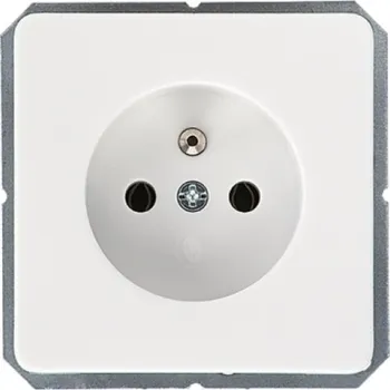vypínač Schneider Electric ELSO zásuvka čistě bílá 215504
