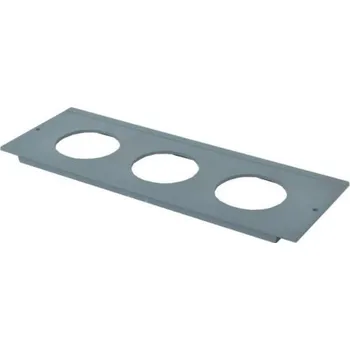 Elektroinstalační krabice Podložka přístrojová KOPOS PP 80/3 LB tmavě šedá