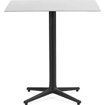 Barový stolek Normann Copenhagen Stolek Allez Table 4L, 70x70 cm, Stainless Steel