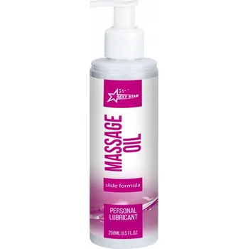 Lubrikační gel SEXY STAR MASÁŽNÍ OLEJ MASSAGE OIL 250ML