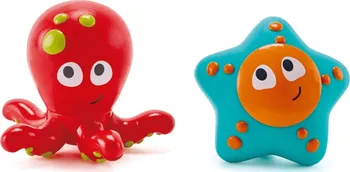Hračka pro nejmenší HAPE Stříkací chobotnice s hvězdicí