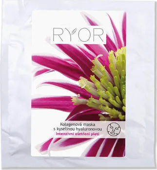 Pleťová maska RYOR Intensive Care kolagenová maska s kyselinou hyaluronovou 8 ml