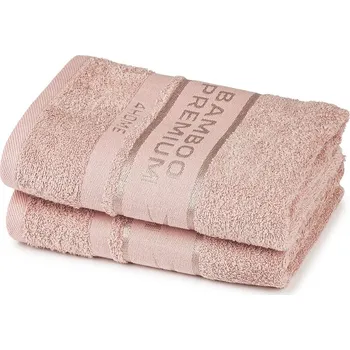 Utěrka 4Home Bamboo Premium ručník růžová, 50 x 100 cm, sada 2 ks