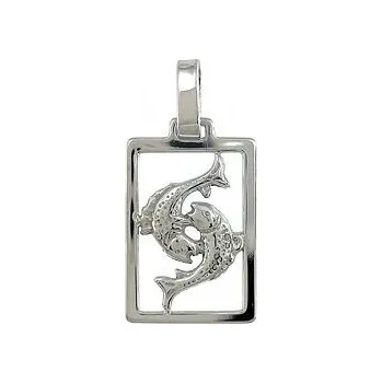 Přívěsek Stříbrný přívěsek znamení ryby