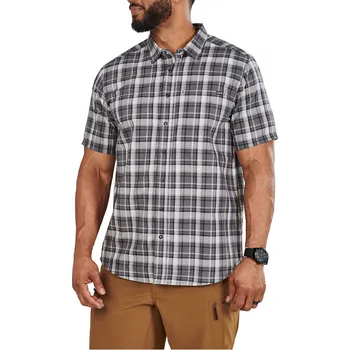 Pánská košile Košile 5.11 Wyatt Plaid S/S - Volcanic Plaid S
