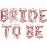 PartyDeco Bride To Be růžově zlatý