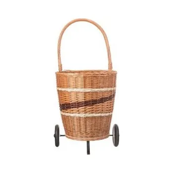 zaoblený koš na kolečkách