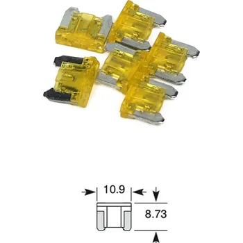 Autopojistky pojistka plochá mikro 20A