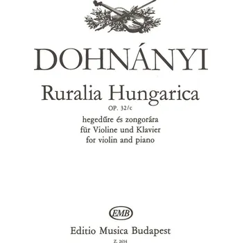 DOHNÁNYI: Ruralia Hungarica Op.32c / housle a klavír