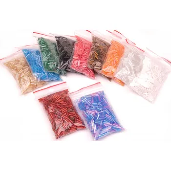 Korálek Korálky skleněné řezané rokajl délka 6mm 20g (12ks/bal.)