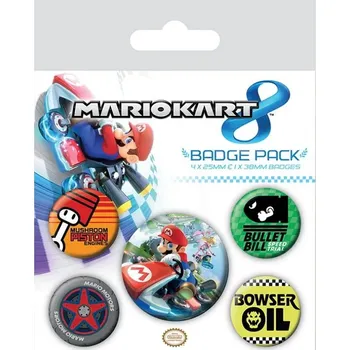 Pyramid International Sada placek Mario Kart 8