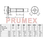 Šroub vratový DIN 603 M10x40 4.6 pozink