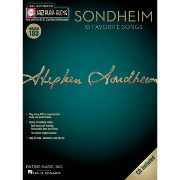 Jazz Play Along 183 - SONDHEIM (10 Favorite Songs) + CD