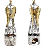 G. Wurm, Německo GW - Anděl na čajovou svíčku, kov - 45 cm