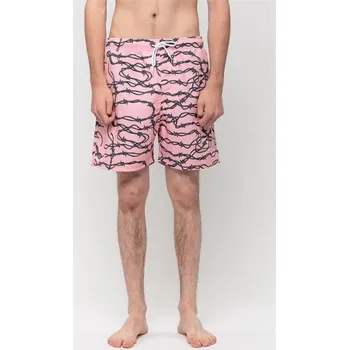 Pánské plavky SANTA CRUZ plavky - Barbed Wire Swimshort Pink (PINK) velikost: L