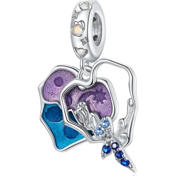 Přívěsek Bamoer stříbrný Mermaid Love