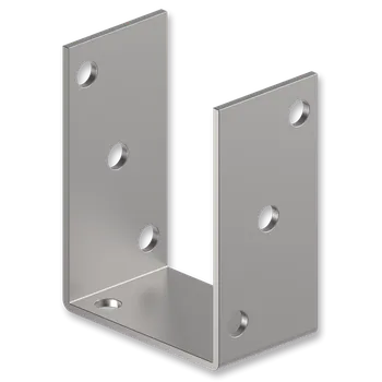 Tesařské kování Kotevní prvek Typ U - 140 x 100 x 4,0 (S08)