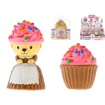 Figurka Mikro trading Cupcake mini medvídek 6 cm
