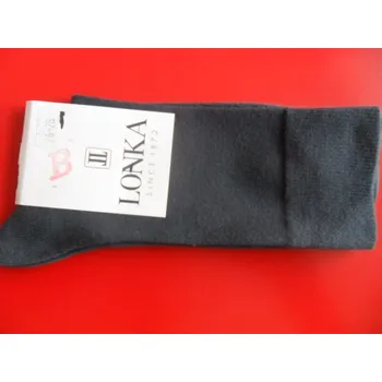 Pánské ponožky HEBUTAL-pánské ponožky LONKA černé 39-42 (26-28)