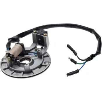 malá motorka Stator zapalování pitbike YX140cc 1 cívka (Stator zapalování s jednou cívkou na pitbike YX 140cc)